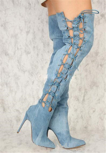 Women's Denim Shoe Collection - Ailime Designs