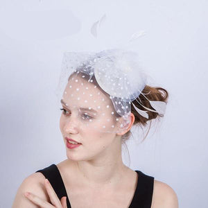 Top-Off Style Wearing These Famous Veil Design Fasinator Hats - Ailime Designs