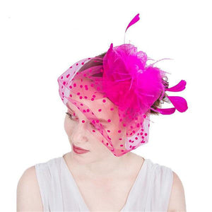 Top-Off Style Wearing These Famous Veil Design Fasinator Hats - Ailime Designs