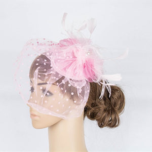 Top-Off Style Wearing These Famous Veil Design Fasinator Hats - Ailime Designs