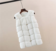 Load image into Gallery viewer, Best Wine Faux Fur Fox Design Vests - Ailime Designs - Ailime Designs