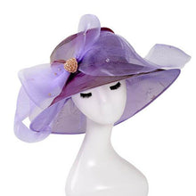 Load image into Gallery viewer, Sheer Elegance Women&#39;s Fine Summer Style Brim Hats - Ailime Designs