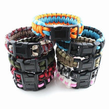 Load image into Gallery viewer, Unisex Camping Paracord Fashion Design Survival Bracelets - Ailime Designs