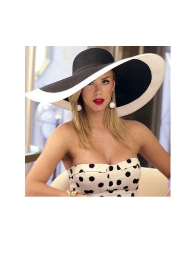 Wide Brim Sassy Summer Straw Hats For Women - Ailime Designs