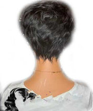 Load image into Gallery viewer, Black Pixie-cut Lace Front Human Hair Wigs -  Ailime Designs