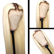 Load image into Gallery viewer, Baby Hair Blonde Lace Front Human Hair Wigs -  Ailime Designs