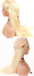 Glueless Blonde Lace Front Human Hair Wigs -  Ailime Designs