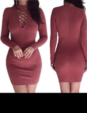 Load image into Gallery viewer, Women’s Street Style Dresses – Bodycon Fashions - Ailime Designs