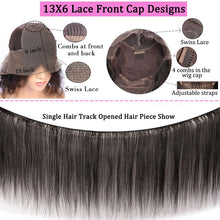 Load image into Gallery viewer, Brazilian Straight Lace Front Human Hair Wigs -  Ailime Designs