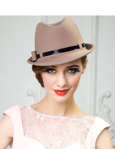 100% Australia Wool Fedora Hats For Women - Ailime Designs - Ailime Designs