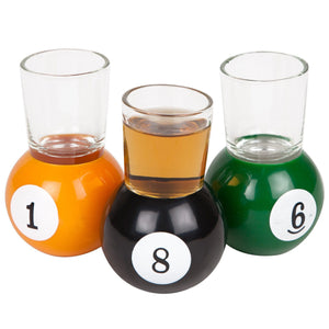 Billiard Ball Cool Style Temper Whiskey Shot Glasses - AilimeDesigns