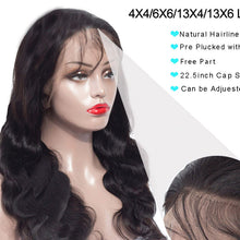 Load image into Gallery viewer, Brizilian Body Wave Black Lace Front Human Hair Wigs -  Ailime Designs